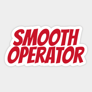 Carlos Sainz - Smooth Operator Red Sticker